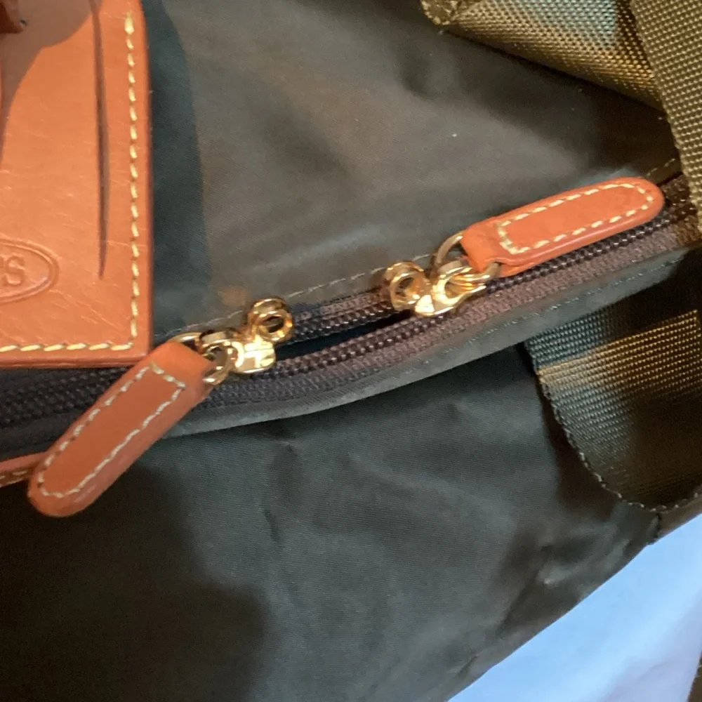 Bric's X-bag Olive and Tan Duffel Bag